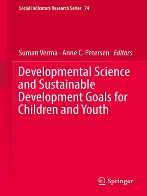 cover image of Developmental Science and Sustainable Development Goals for Children and Youth